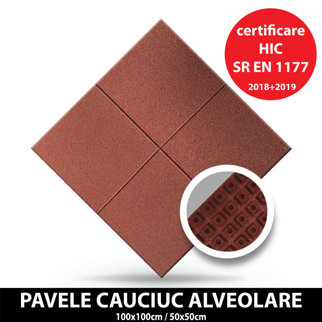 pavele cauciuc alveolare